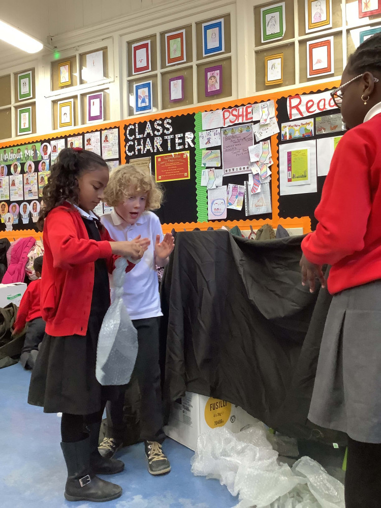 Year 3 - Built a Stone Age Village - Daubeney Primary School
